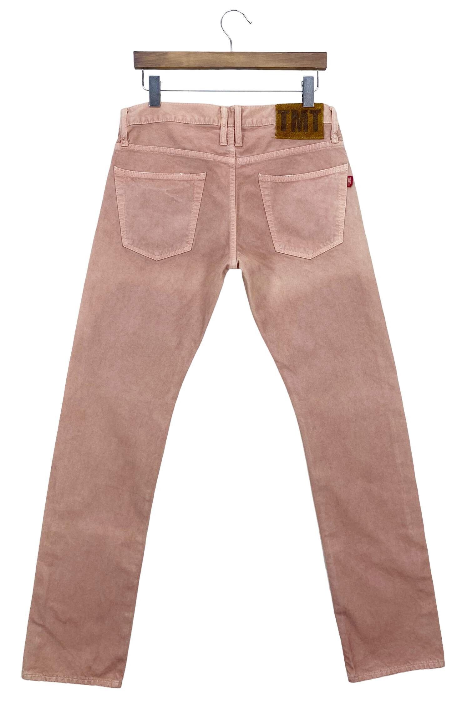【KOOLOSET】Brown Tin Brush Wide Denim Deep Brush Biker Wide Denim (2color) - kooloset