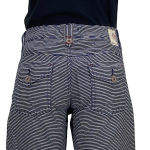 Et Boite Pants Size 24 W24xL30 Et Boite by Blueway Carpenter Denim Stripes Jeans Japanese Hickory Workwear Made in Japan