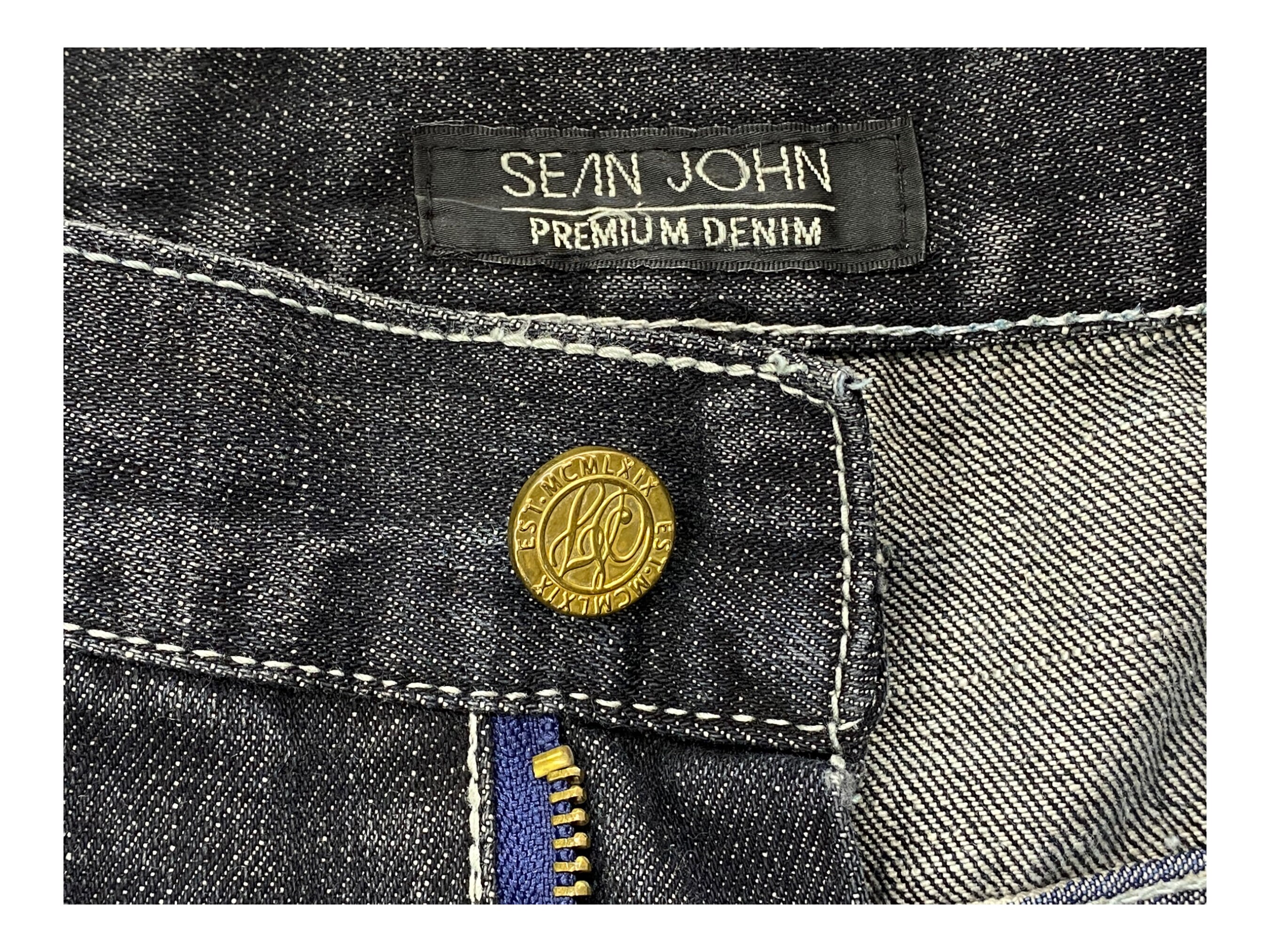Sean John Jeans Size 34 W34xl28 Sean John Hip Hop Skateboard Sean John Jeans Size 34 W34xl28 Sean John Hip Hop Skateboard