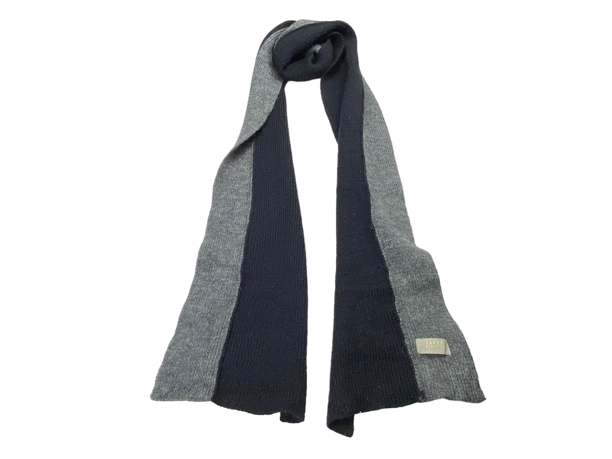 00s TAKEO KIKUCHI border long scarf y2k｜Takeo Kikuchi Scarf - Etsy