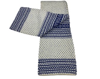 Inverallan Scarf Hand Knitters Pure Wool Vintage Scarves