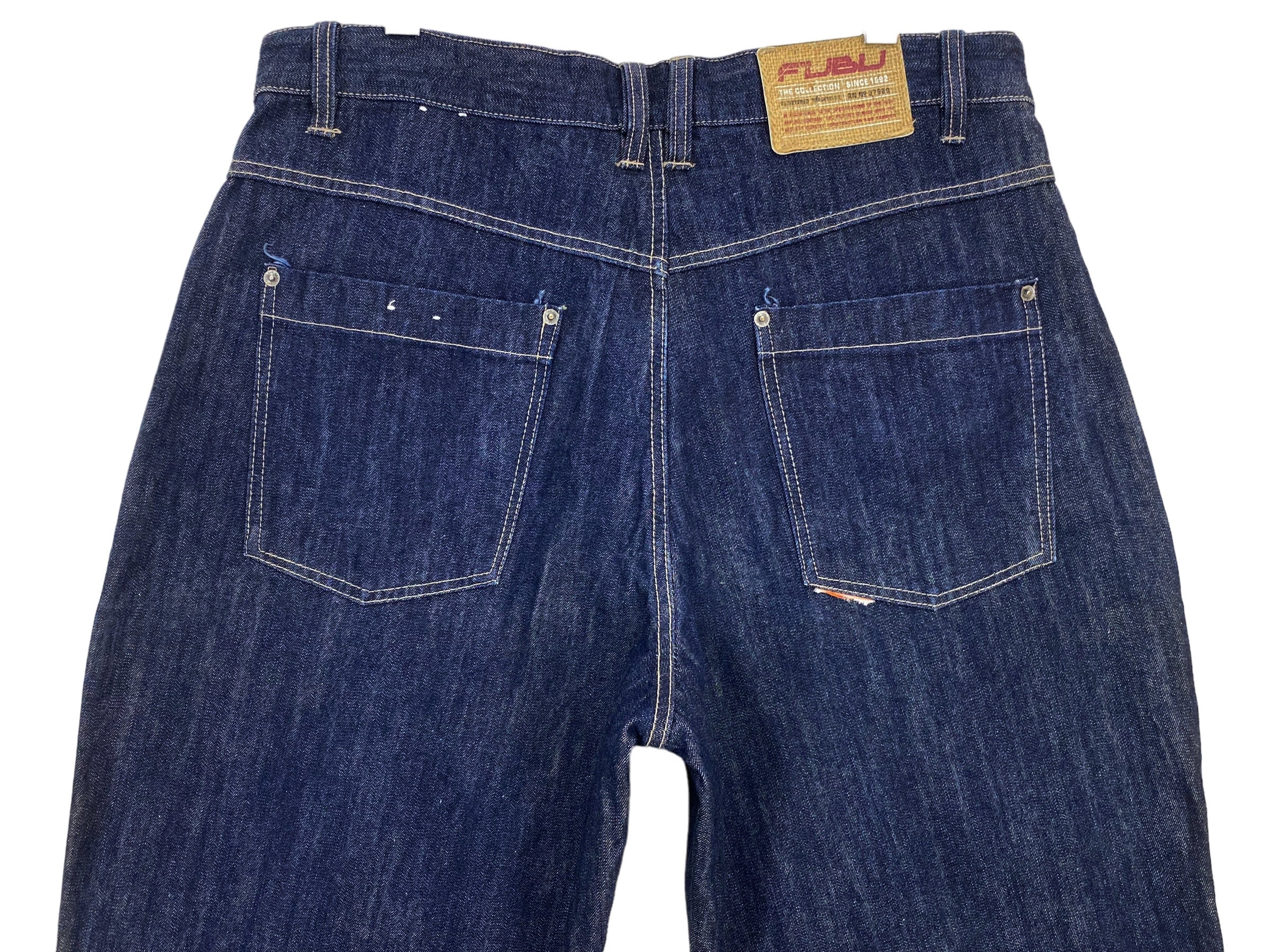 Fubu Jeans Size 36 W36xl34 Fubu Jeans Baker Pocket Baggy Hip Fubu Jeans Size 36 W36xl34 Fubu Jeans Baker Pocket Baggy Hip