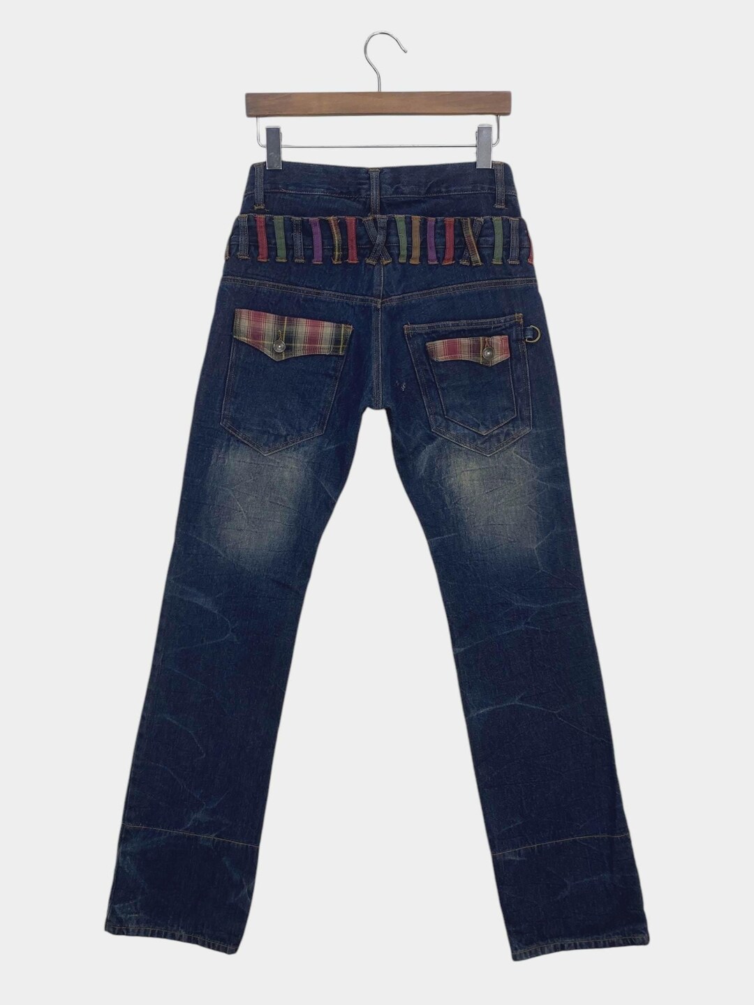 Double Focus Basic Collection Double Focus Jeans: Handcrafted Double Waist Denim (w31xl33) - Etsy