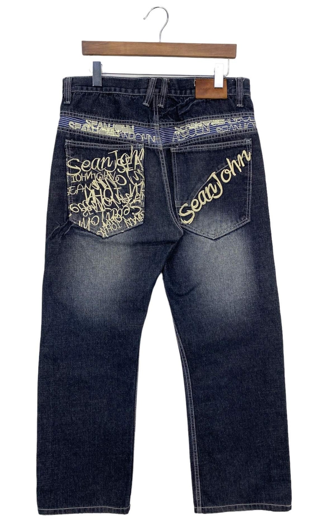 Sean John Jeans Size 34 W34xl28 Sean John Hip Hop Skateboard Sean John Jeans Size 34 W34xl28 Sean John Hip Hop Skateboard
