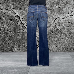 7 For All Mankind Bootcut Jeans Size 26 W26xL32 Low Rise Women Flare Jeans
