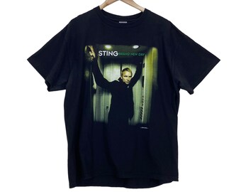 1999 Sting Tour Tshirt Size S Vintage Sting Brand New Day Tour