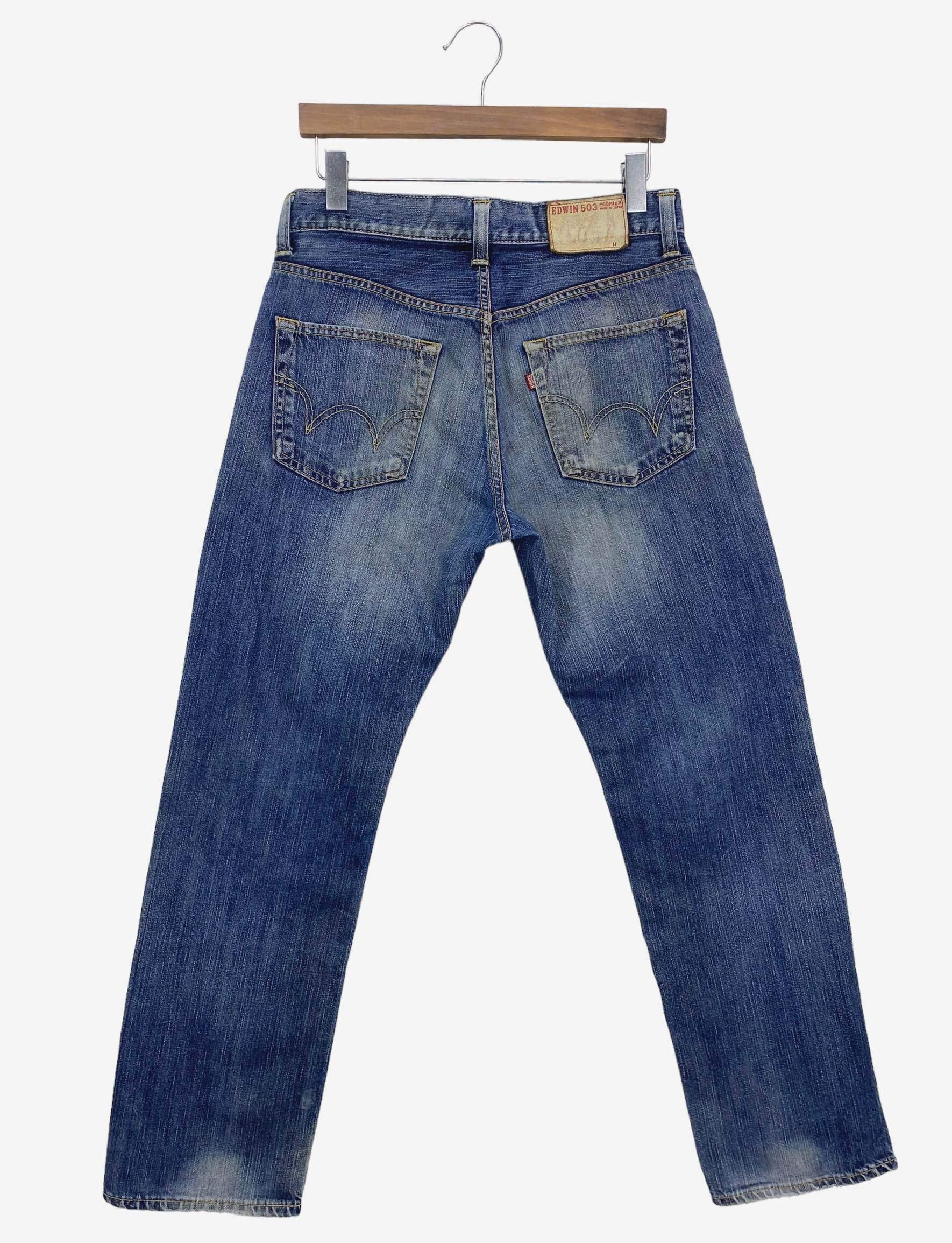 Edwin Jeans Size W30xl28 Vintage Edwin 503 Straight Leg