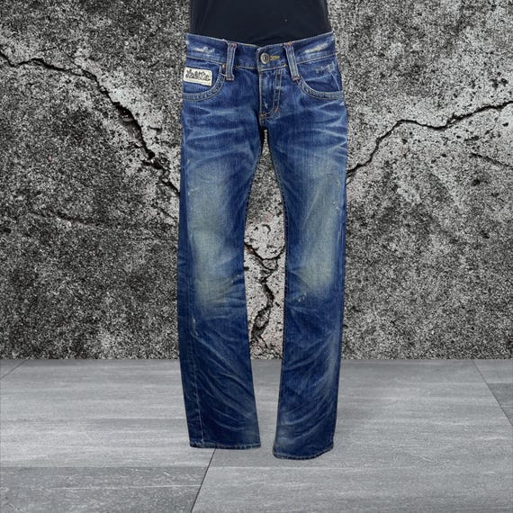 Lolita Jeans - Size 27 (w27xl31.5) - Low Waist Vintage Denim