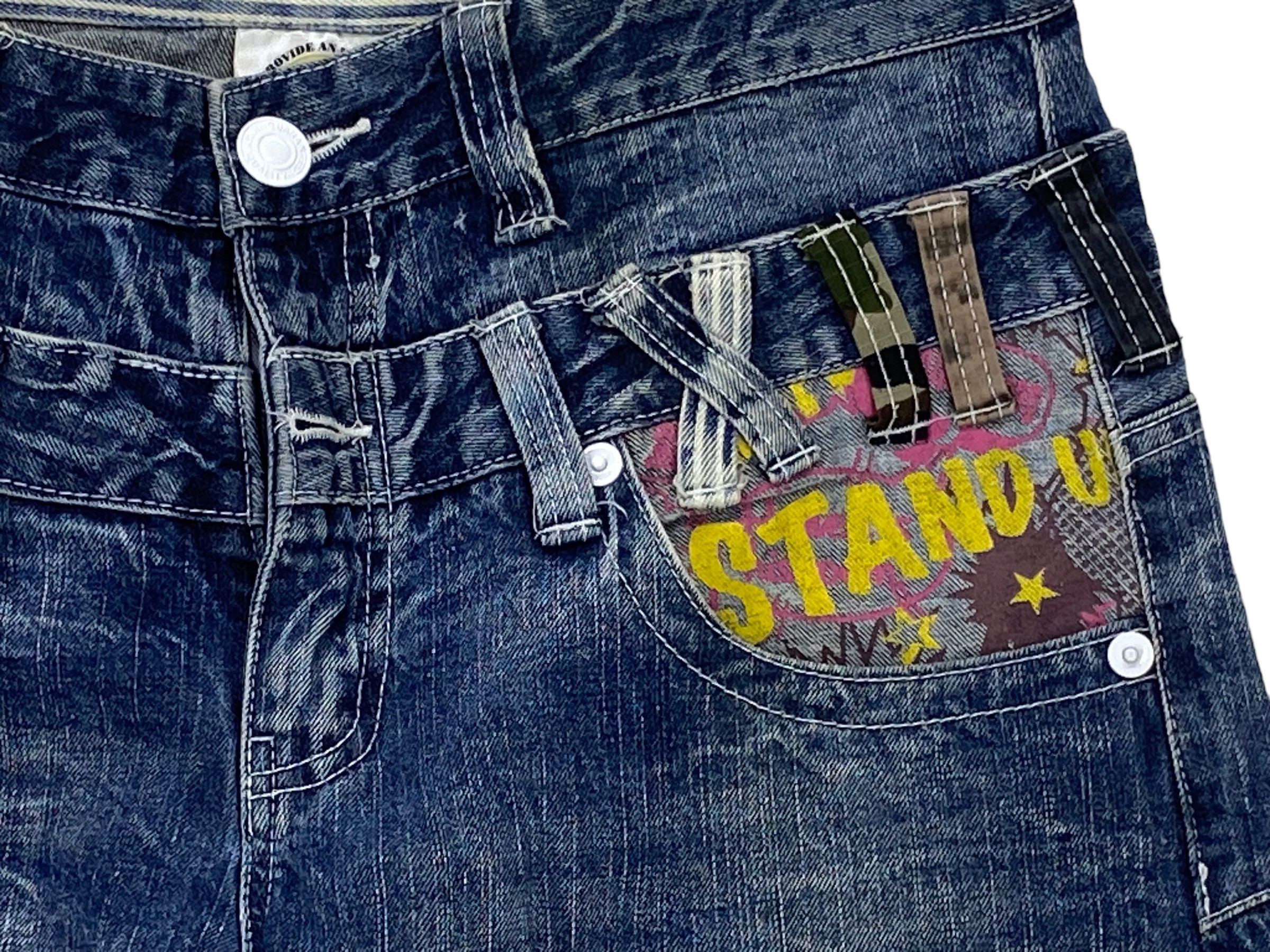 Double Focus Jeans Size 33 W33xl31 Double Focus Double Waist