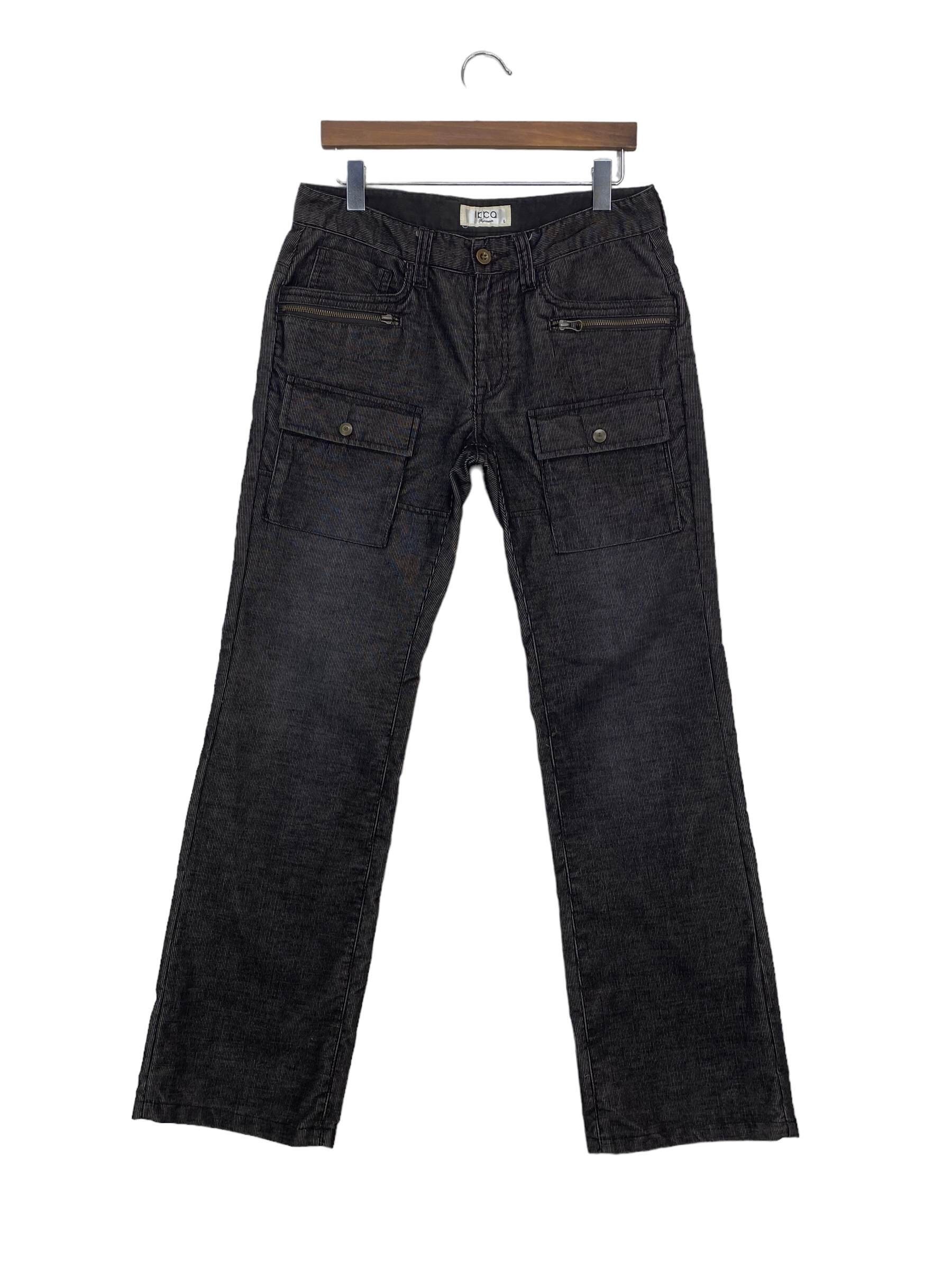 IKKA Jeans Size 32 L W32xl31 Ikka Stripe Hickory Denim