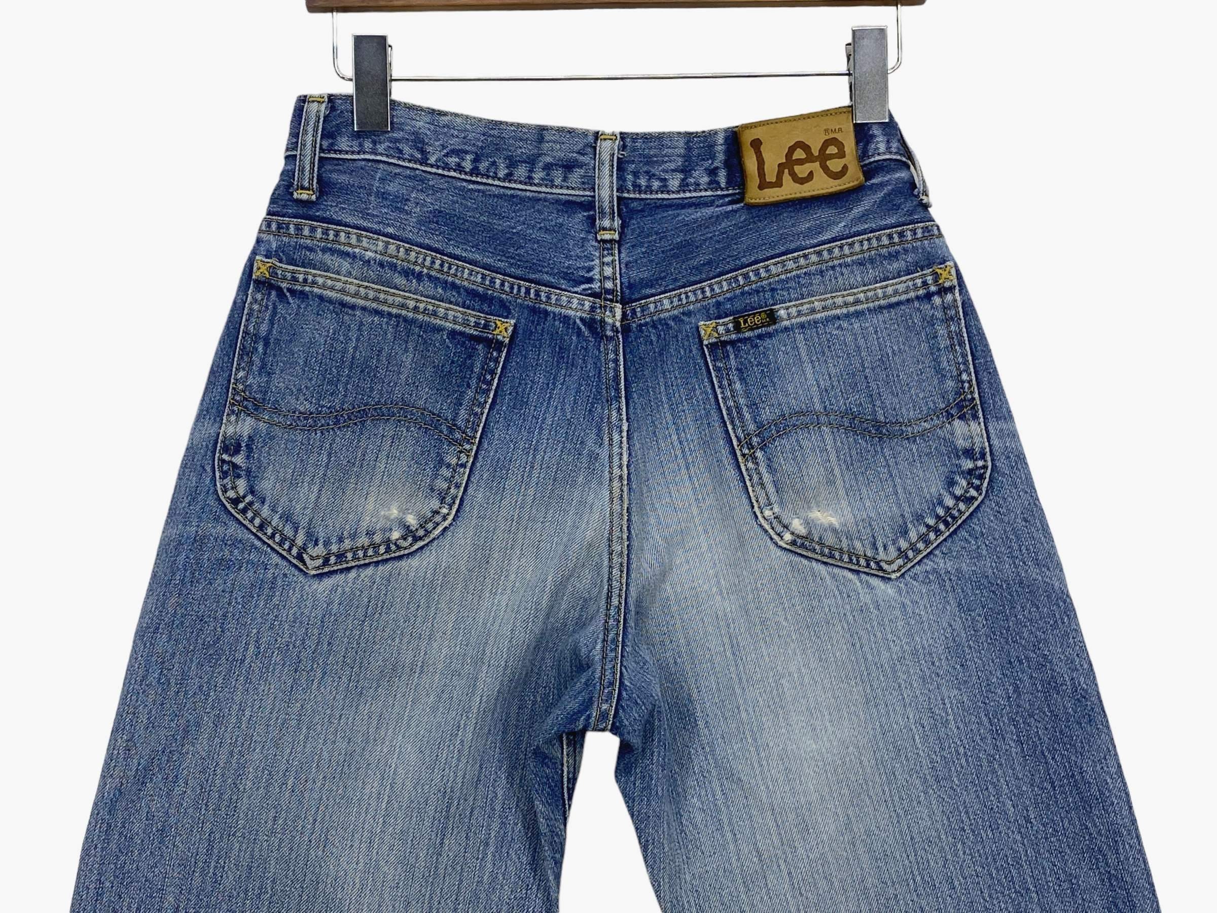 90s Lee Riders Vintage Jeans: High Waisted Denim, Made in