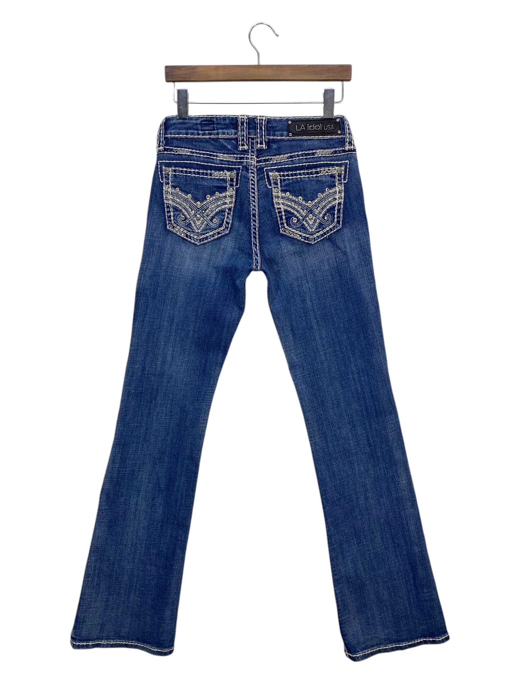⭐︎PABLO VINCI パッチワークブーツカットデニム　Lサイズ　美品 ⭐︎PABLO VINCI パッチワークブーツカットデニム Lサイズ 美品