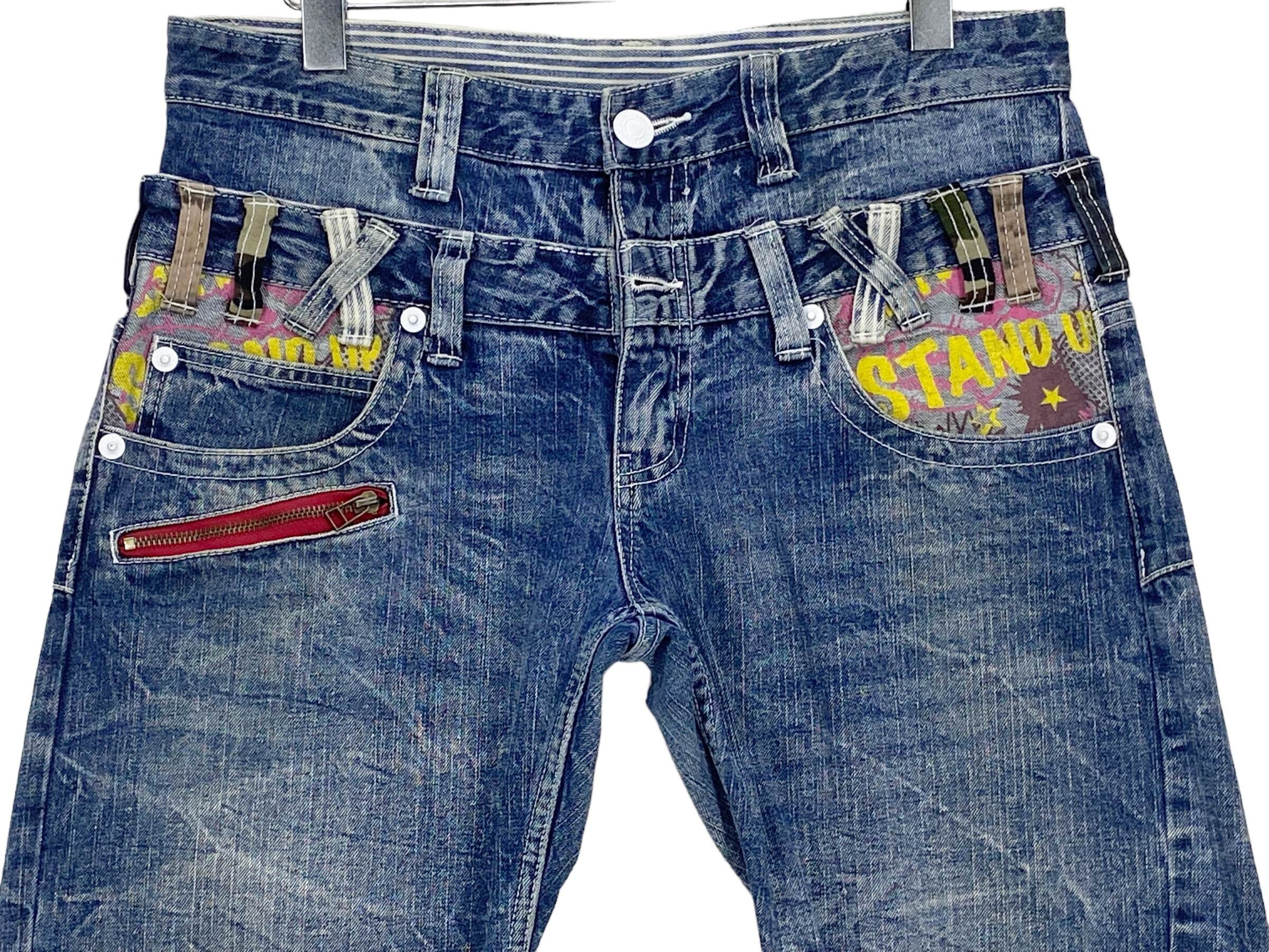Double Focus Jeans Size 33 W33xl31 Double Focus Double Waist