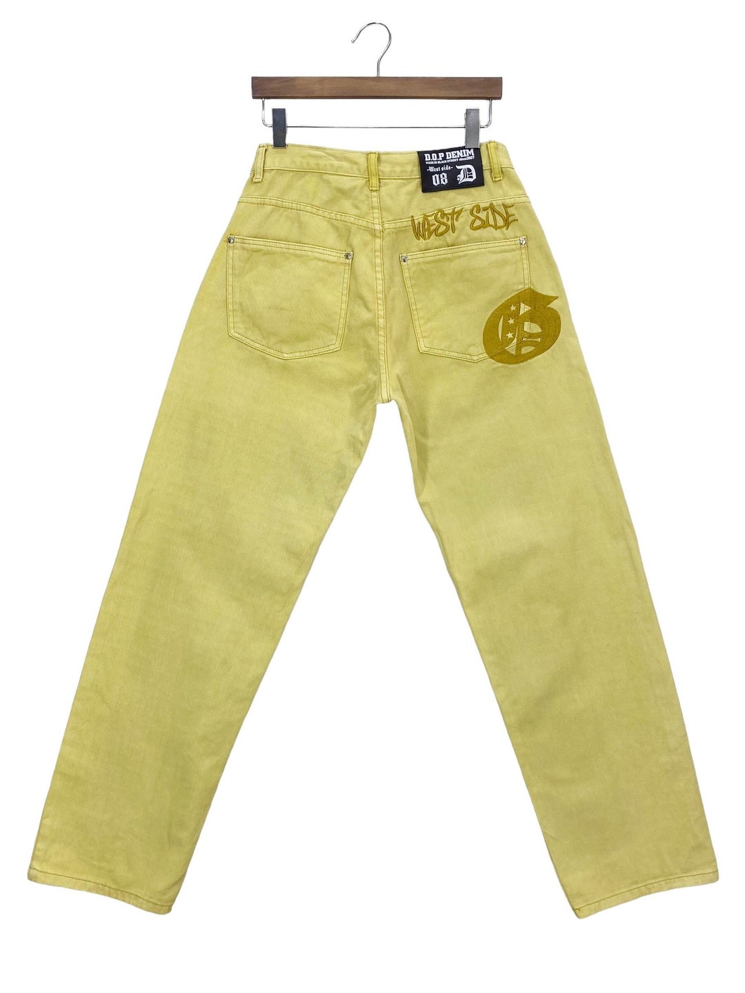 【U LAN】Dura Yellow Demi Denim Pants 1960s Yellow Denim Pants | Waist 24
