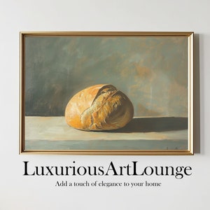 Country Kitchen Wall Art | Rustic Decor | Sourdough Bread Still Life Print #5 | PRINTABLE Digital Wall Art | Kitchen Art Print | Farmhouse