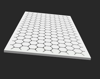 Hexagon Table file for CNC, 3D Print,STEP File