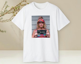 Klassisches Margot Robbie Tshirt, Kultiges Filmshirt, von Berühmtheiten inspiriertes T-Shirt, Damen Grafik-T-Shirt, Geschenk für sie, Margot Robbie Barbie 2023