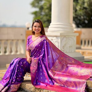 The Meenakari Silk Saree Collection