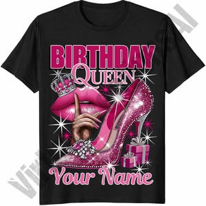 Nome personalizado Rainha do aniversário PNG, Sublimação de Rainha do aniversário, Aniversariante PNG, Diva do aniversário PNG, É meu aniversário PNG