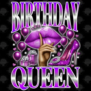Birthday Queen Png, Pink Birthday Queen Sublimation, Birthday Girl png, Birthday Diva png, Its My Birthday PNG, Birthday Bootleg png