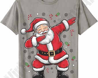 Dabbing Santa Clause PNG Sublimation, Winter holiday PNG, Santa png, Merry Christmas png, Happy New Year PNG