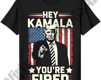 Kamala Harris Donald Trump Your Fired, png, sublimatieontwerp democratische verkiezingen png, verkiezing 2024, grappig Donald Trump png