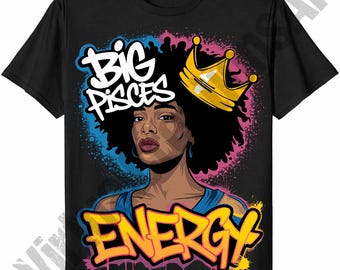 Gran energía de Piscis PNG para sublimación, Reina de Piscis PNG, Chica de cumpleaños de marzo PNG, Reina negra PNG, Cumpleaños de Piscis PNG, Cumpleaños astrológico PNG