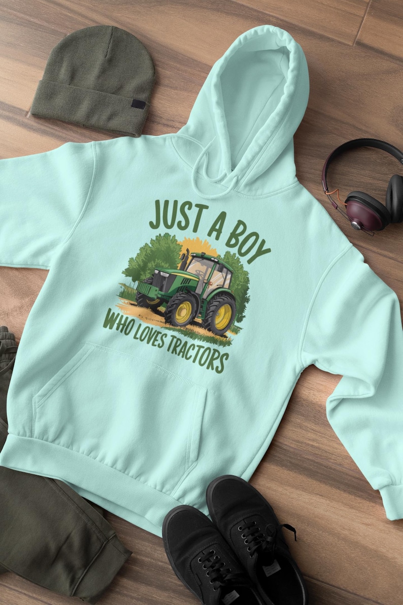 Just A Boy That Loves Tractors PNG, Boys Tractor PNG Sublimation Design, Retro Tractor png, Boys Birthday Png, Boys Tractor T Shirt Png