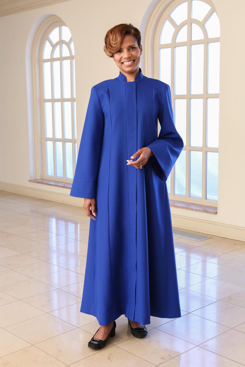 Royal Robe Chest Women's Robe: Style Ruth, Royal Poplin - Etsy