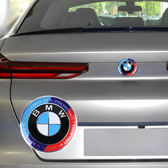 Logo de capot d'emblème Bmw pour 82mm