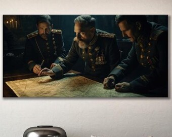 Generals Portrait 3, Generals Picture, Officer Digital Print, War Canvas, Face of War