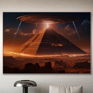 Pyramid 3, Stargate, Modern Art, Fantasy, Alien Planet