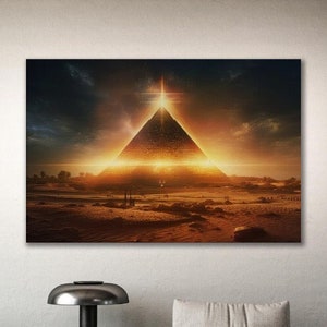 Pyramid 5, Stargate, Modern Art, Fantasy, Alien Planet
