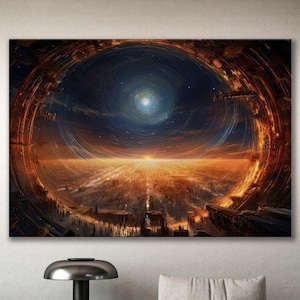 Stargate to the Stars 6, Modern Art, Fantasy, Mystic Landscape Art