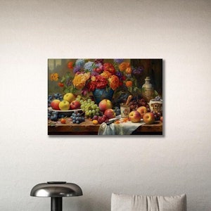 Still life on the table, fruit, aqua art, nostalgia