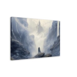 Lone Warrior 2, Canvas, Fantasy, Mystic Landscape Art