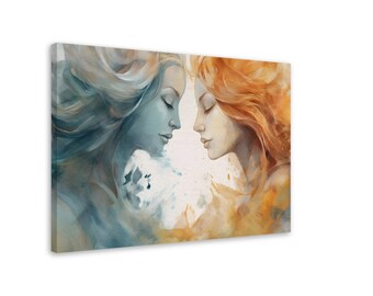 Géminis Signo del Zodíaco Astrología Arte de la pared Decoración del hogar