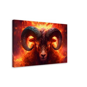 Aries Zodiac Sign, Astrology, Wall Art, Home Decor