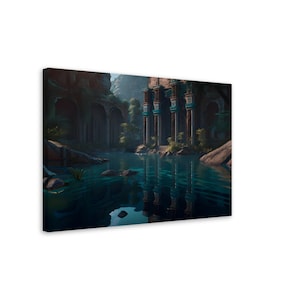 Past Times, Tomb Raider, Mystic Landscape Art