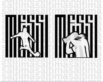 Lionel Messi Svg, Messi Svg, Messi Png, Messi Goat Svg, Messi Goat Png, Goat Png, Messi Silhouette, Messi vector, Messi Cricut, Messi Tshirt