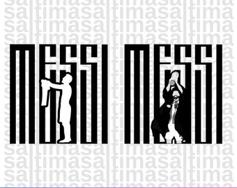 Lionel Messi Svg, Messi lettertype, Messi Png, Messi Geit Svg, Messi Geit Png, Geit Png, Messi Silhouet, Messi vector, Messi Cricut, Messi svg