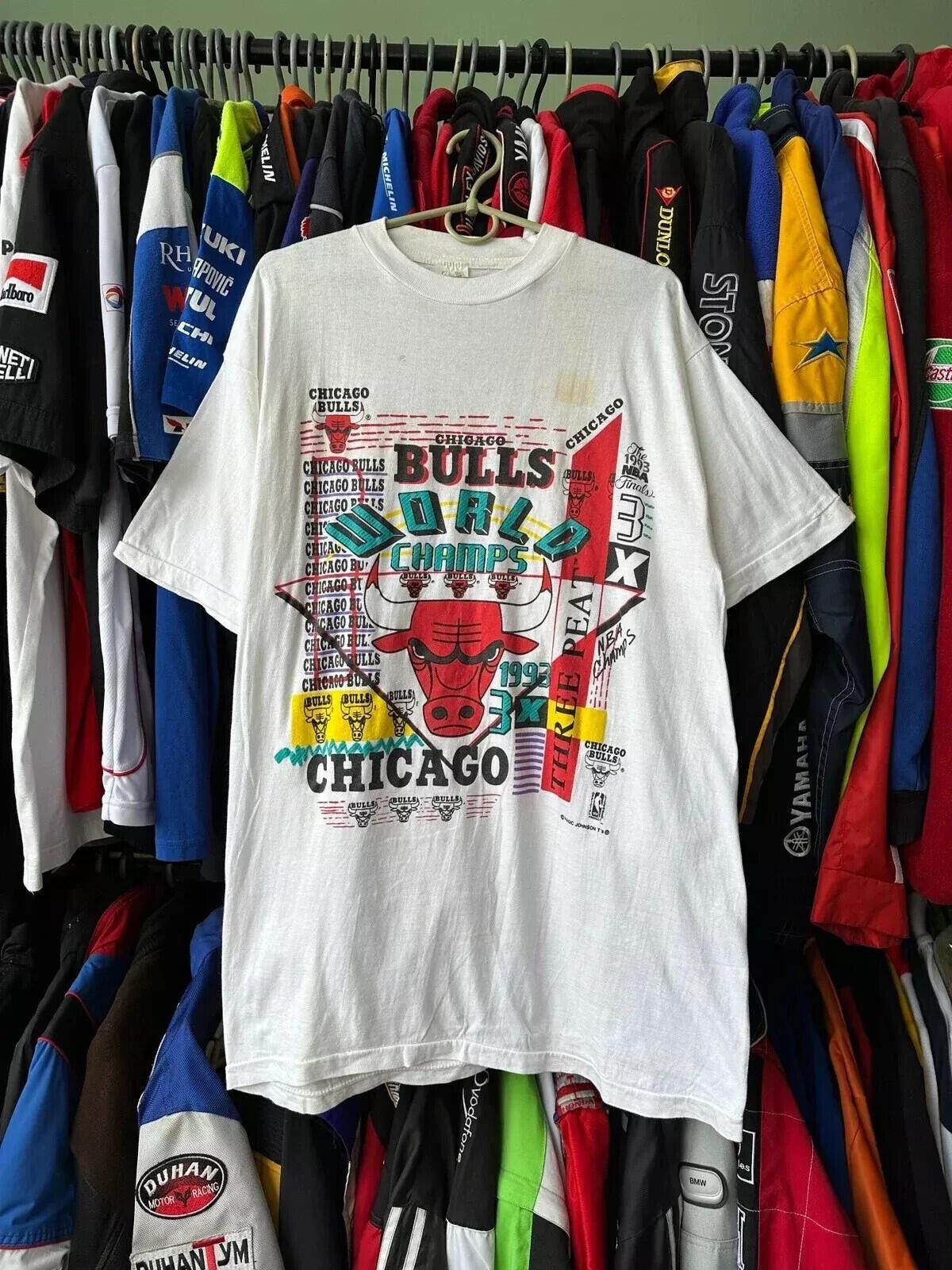 Vintage Chicago Bulls 1993 Shirt - Etsy
