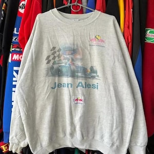 Vintage 1998 Red Bull Sauber Petronas Jean Alesi F1 Racing Sweatshirt, Size L image 1