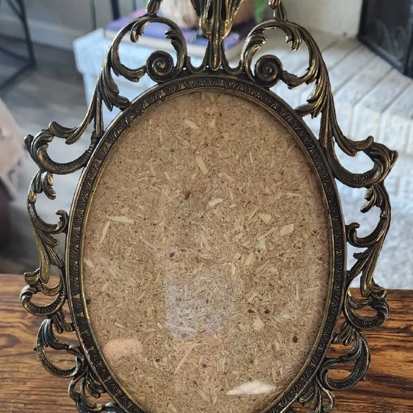 Beveled Glass Picture Frame Etsy