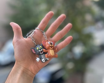 Tom & Jerry Couple Keychain