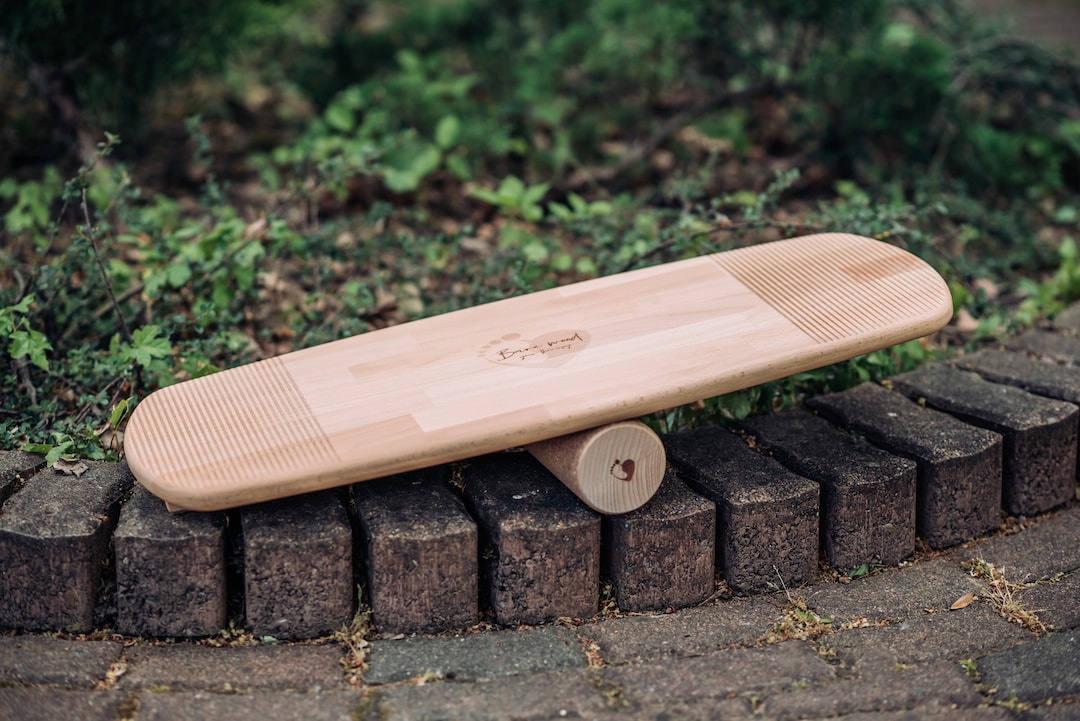 Balance Board With Roller Etsy