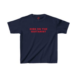 Womens Dibs On The Guitar Player Musician Player Vneck