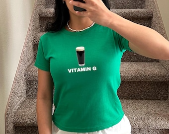 Vitamine G St. Patrick's Day-babyshirt, Lucky Irish-shirt