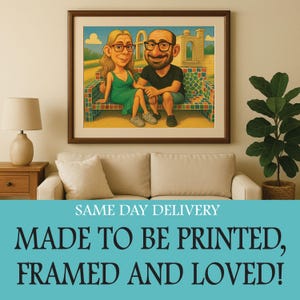 Animation Portrait, Cartoon, Puppet or Art Style Illustration, Three Personalized Portraits from your Photo – Digital Download