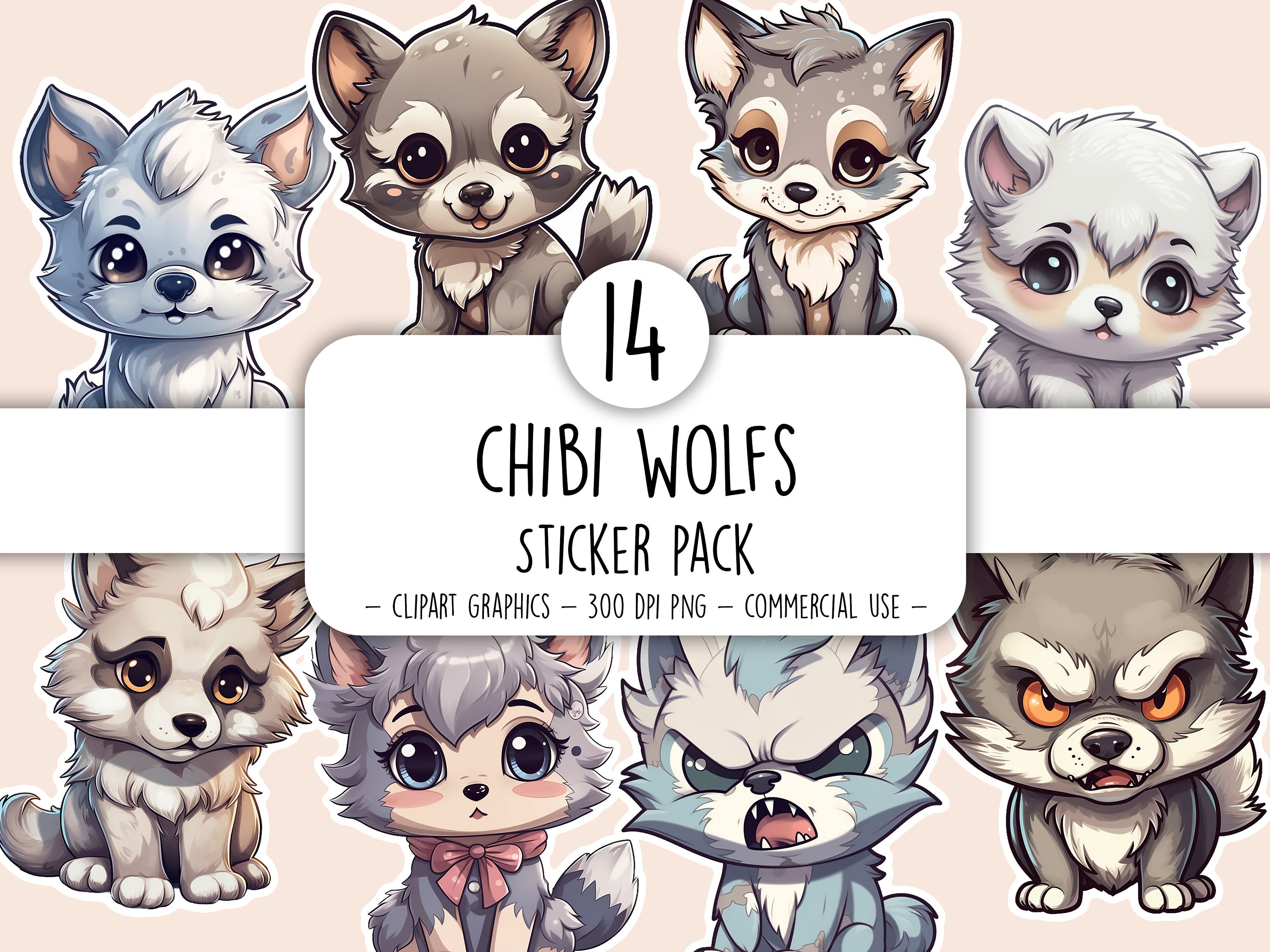 FNAF Security Breach Chibi Character Stickers Monstermaker -  Norway